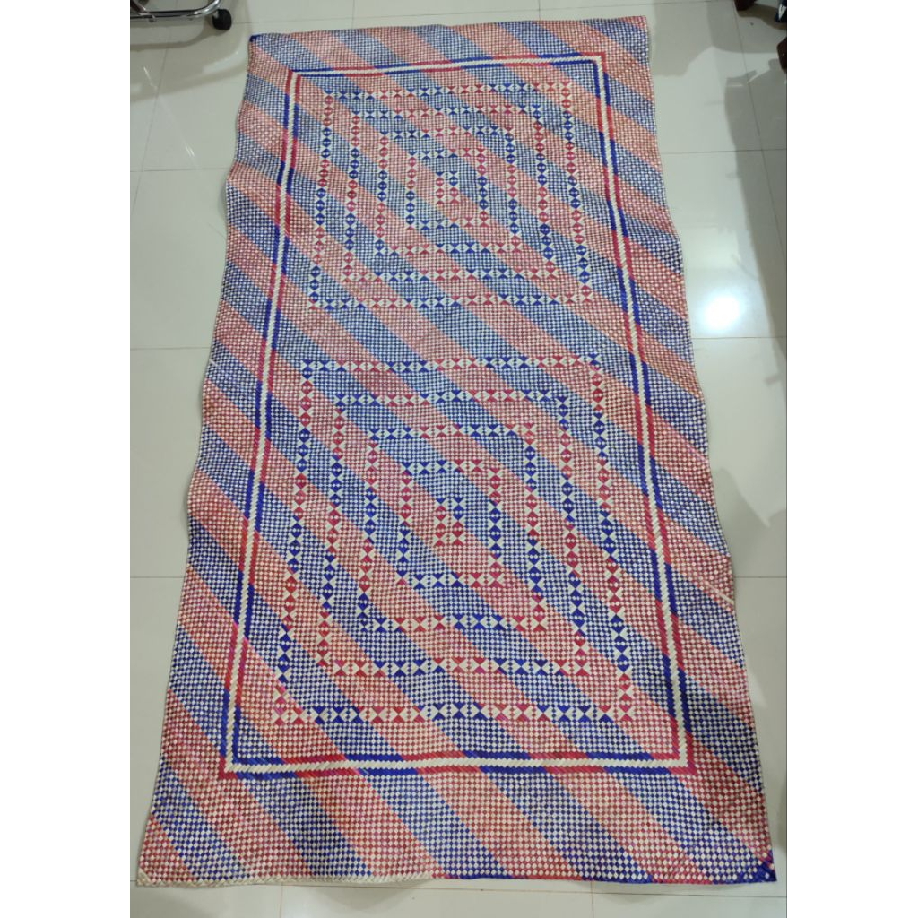 Tikar Pandan Motif/Tikar Pandan Asli Warna Double 130× 230