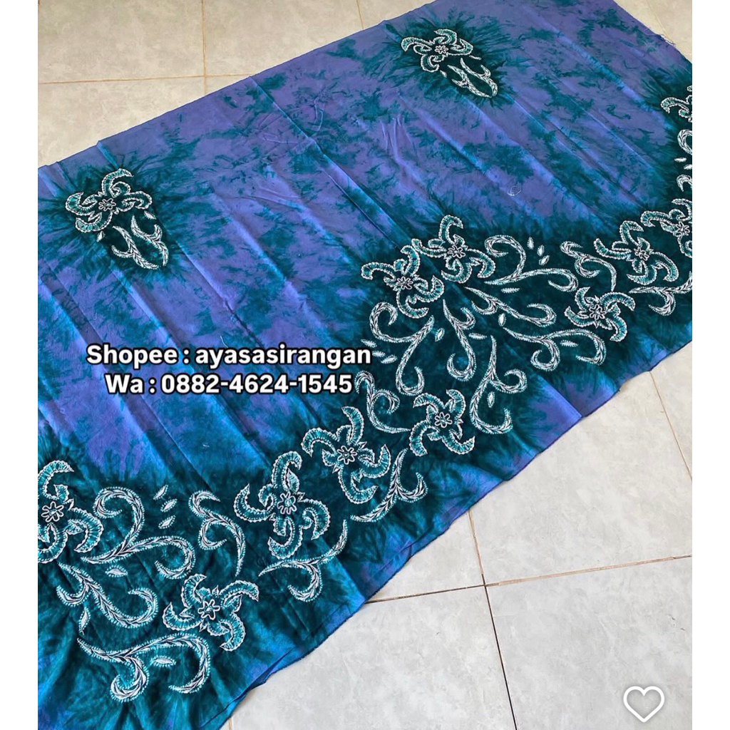 kain sasirangan bordir