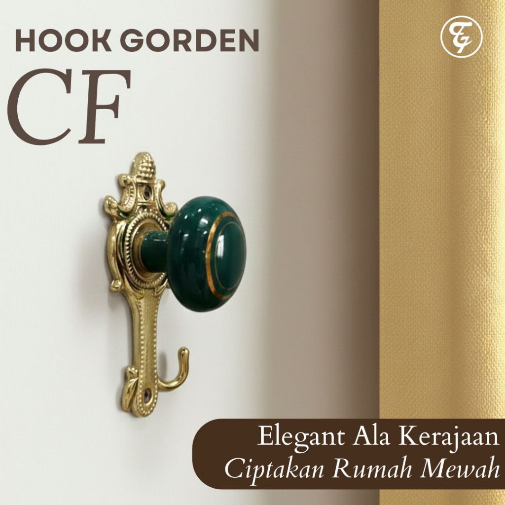 Hook Gorden CF - Cantolan Hanger Pengait Gorden Mewah Klasik