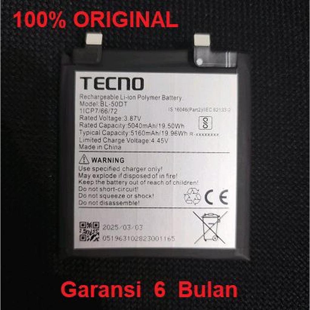 Battery Batre TECNO Phantom X2 Pro 5G AD9 Phantom X2 AD8 BL-50DT Original