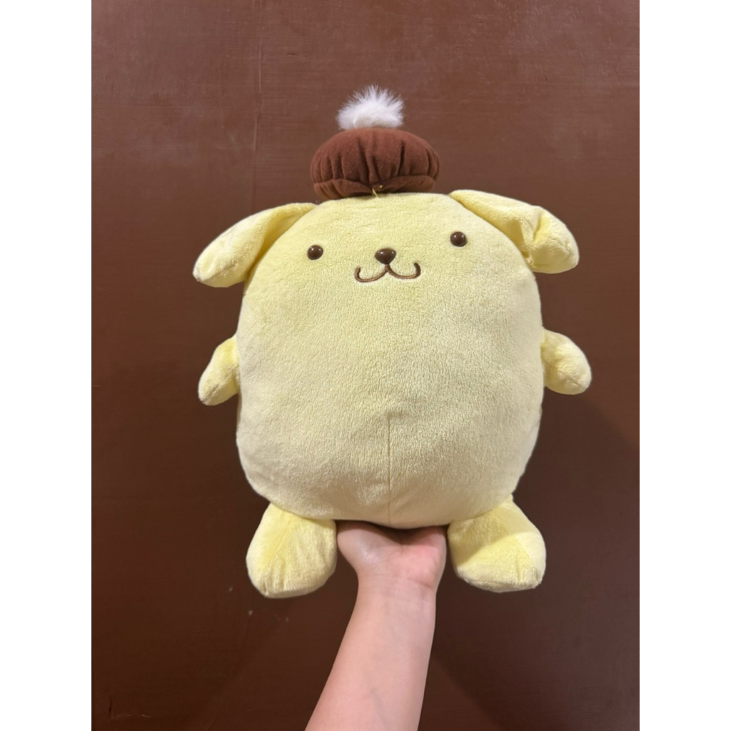Boneka Karakter Pompompurin Size 32cm Original / Boneka Sanrio Karakter Pompompurin / Boneka Pompomp