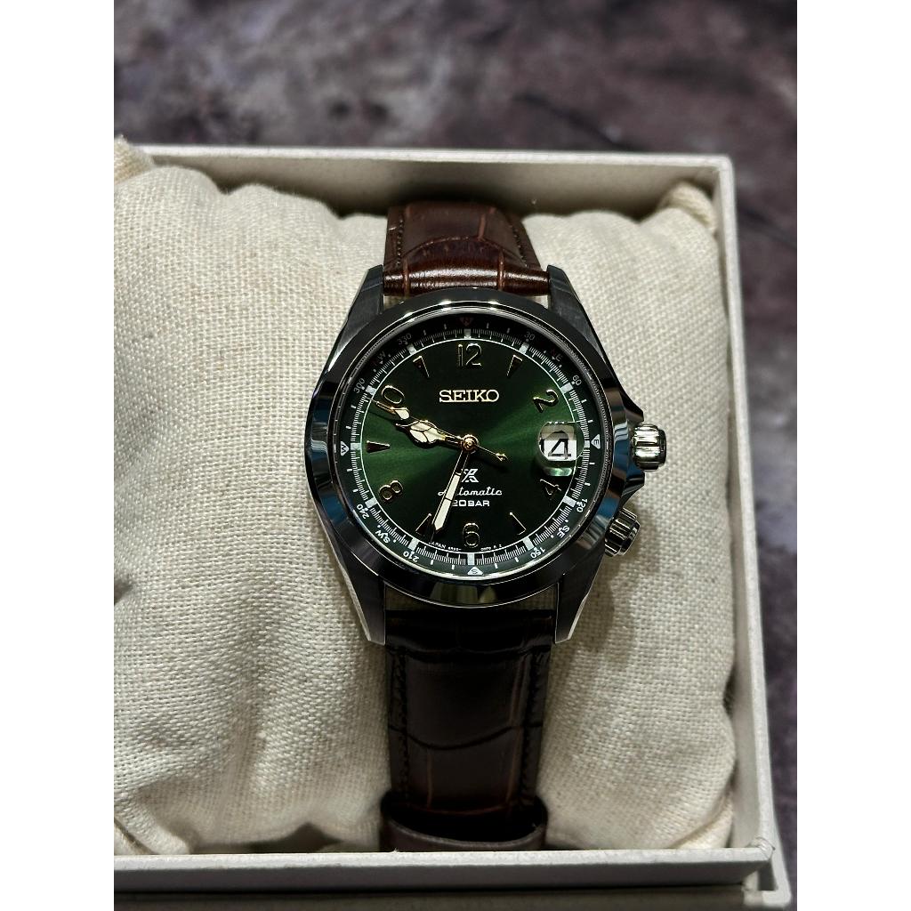 Jam Tangan Pria Seiko Prospex Alpinist Non GMT Sunray Green Dial SPB121J1