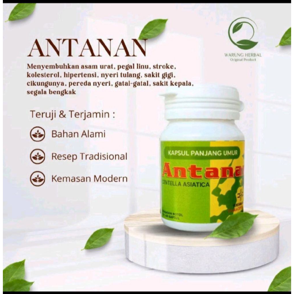 KAPSUL ANTANAN NEW KEMASAN BOTOL ORI