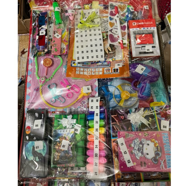 MAINAN CABUTAN HADIAH ISI 100