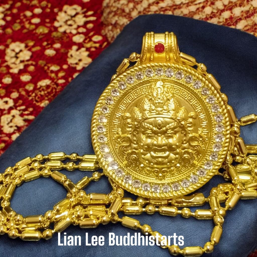 kalung liontin vajra tibet Jambhala Kuning Yellow zambhala