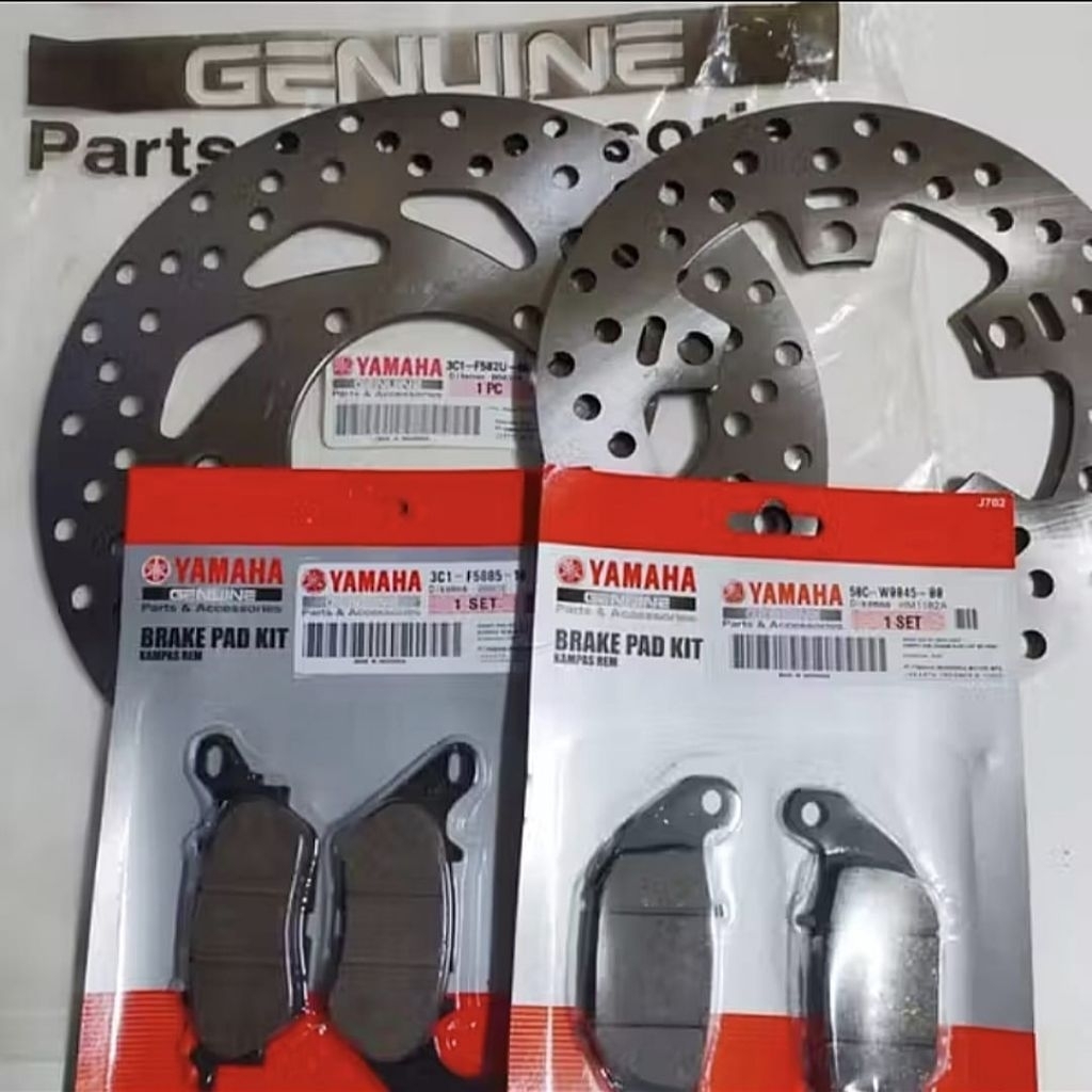 PIRINGAN CAKRAM DEPAN BELAKANG+DISPED YAMAHA VIXION NEW / VIXION ADVANCE / VIXION NVL ORIGINAL