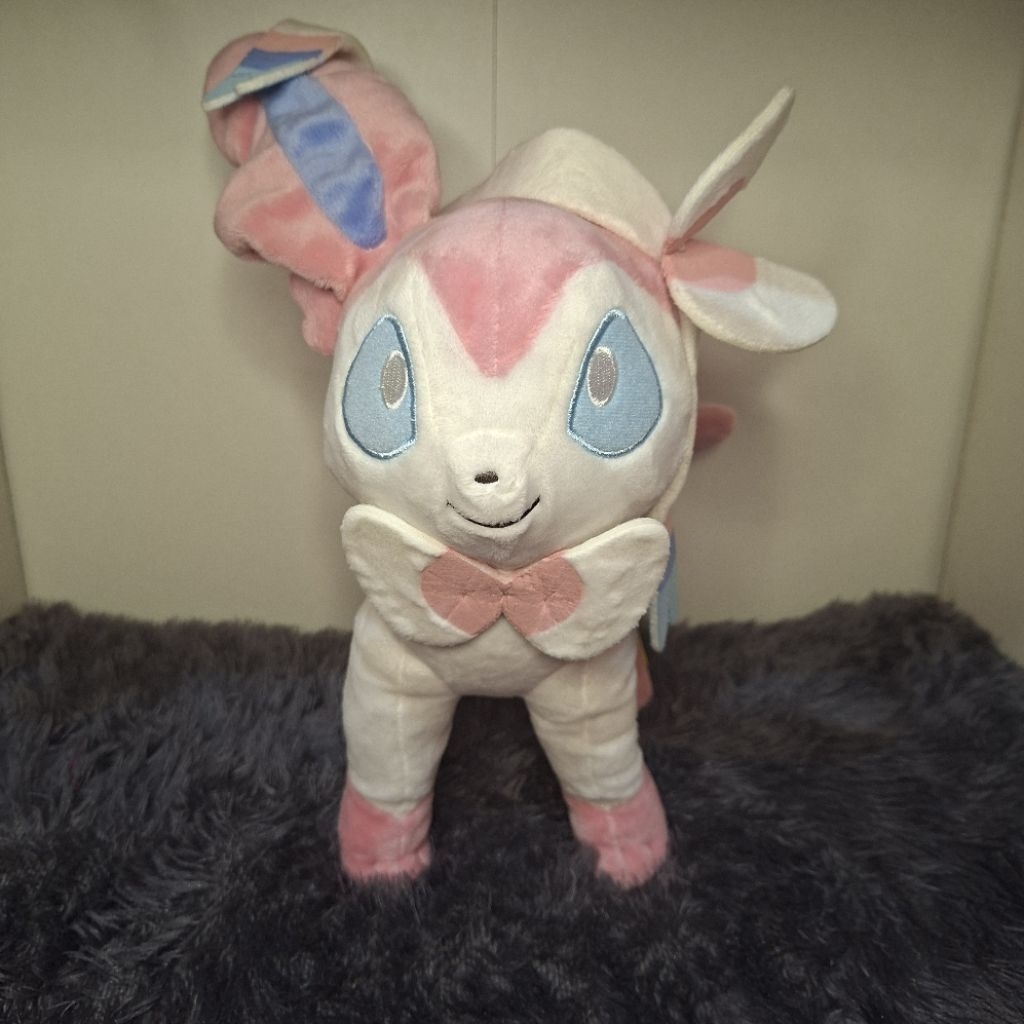 Boneka Pokemon Sylveon I Love Eievui Banpresto Newtag Cantik