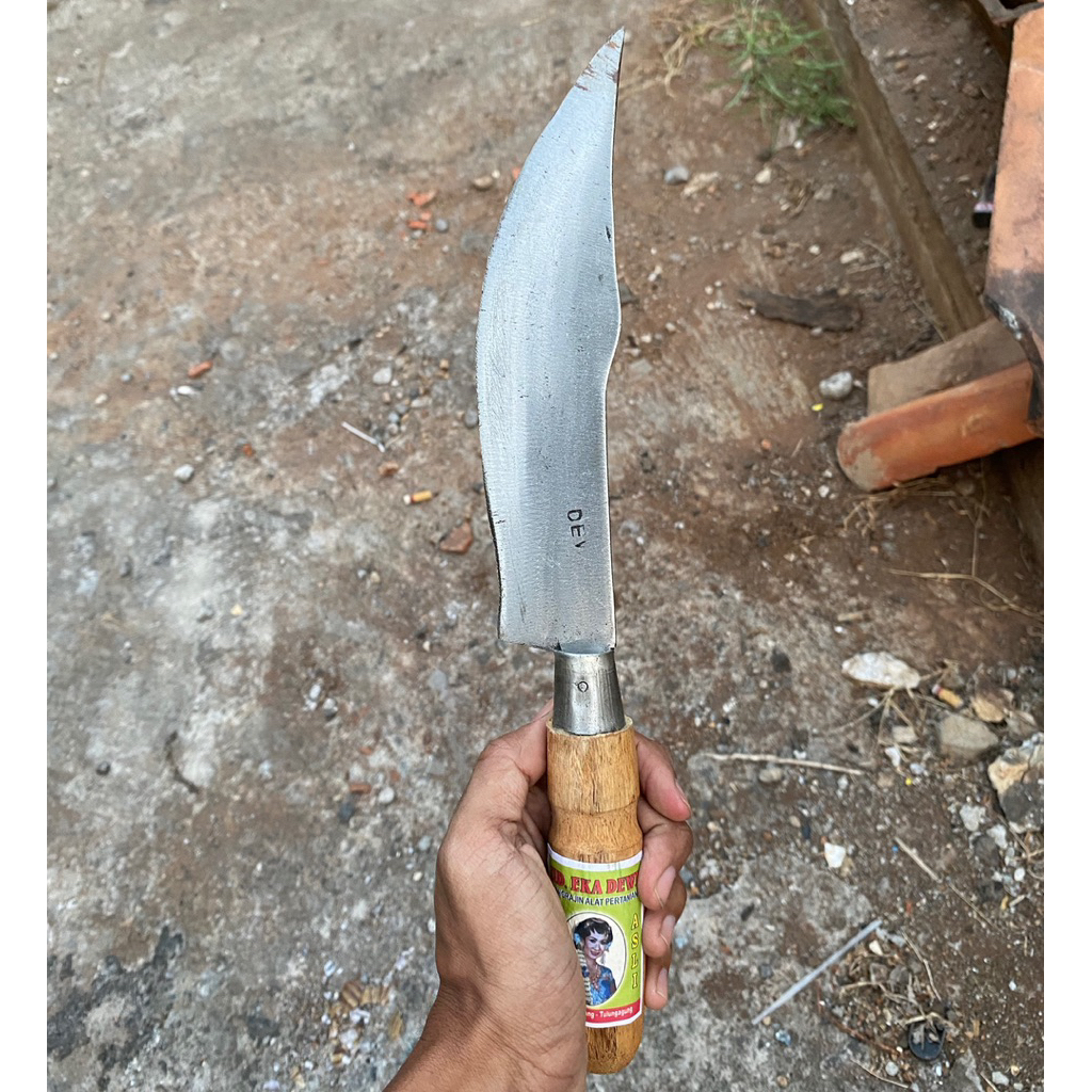 Pisau Bayem Besar Baja asli Pisau daging ayam Ikan Kambing