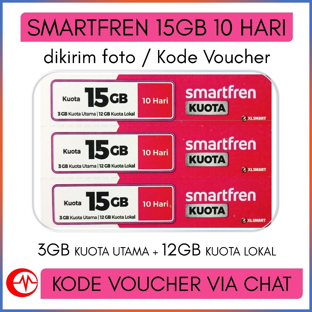 Voucher Smartfren 15GB 10Hari
