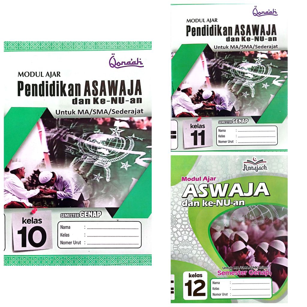 BUKU LKS SMA MA SMK ASWAJA DAN KE-NU-AN KELAS 10 11 12 SEMESTER 2 GENAP KURIKULUM BERLAKU TA.2025/20