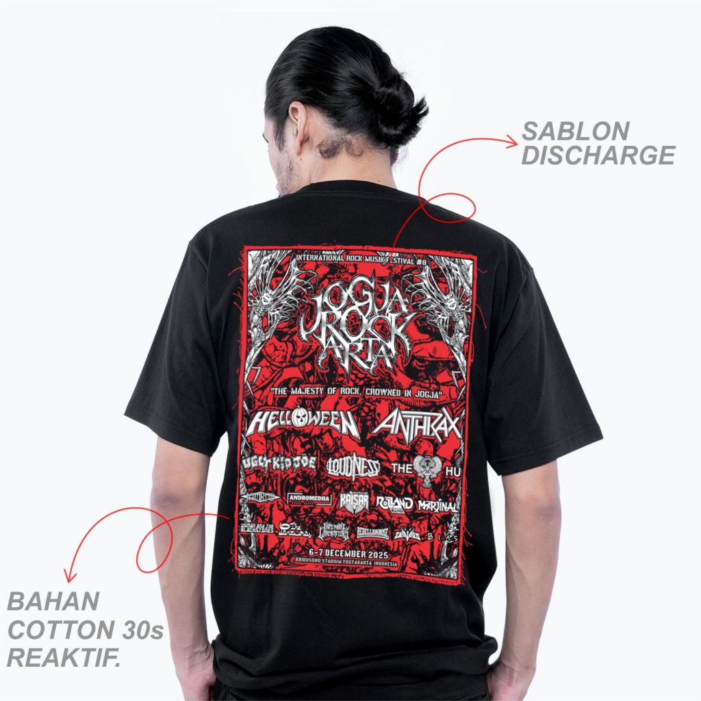 JOGJAROCKARTA 2025 - SABLON DISCHARGE