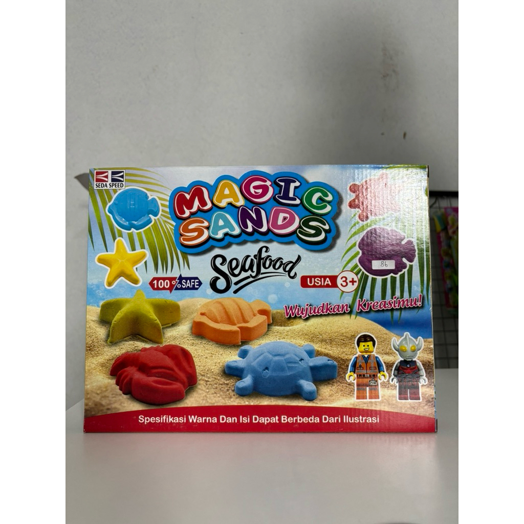 mainan pasir-pasiran anak/ mainan pasir magic sands