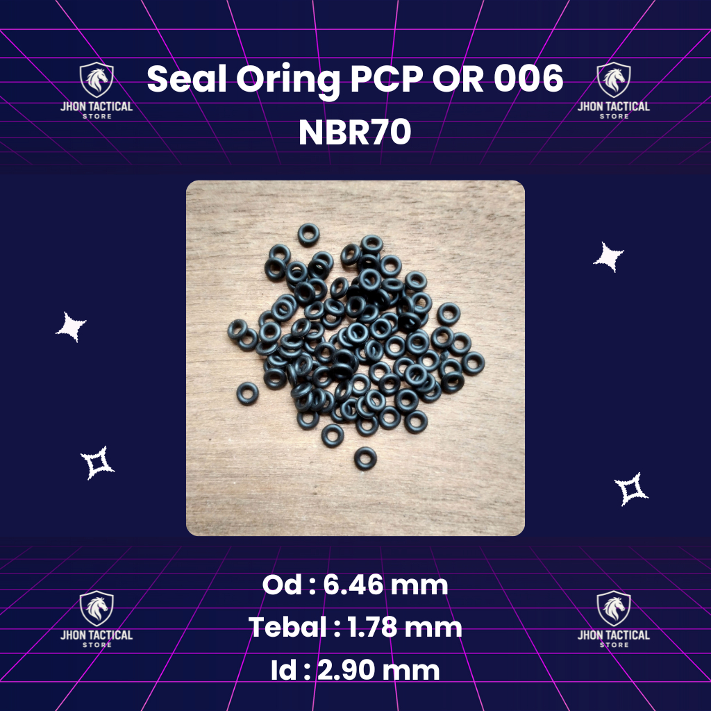 Seal Oring PCP OR 006 NBR70 - Karet Seal PCP / Oring Sil PCP