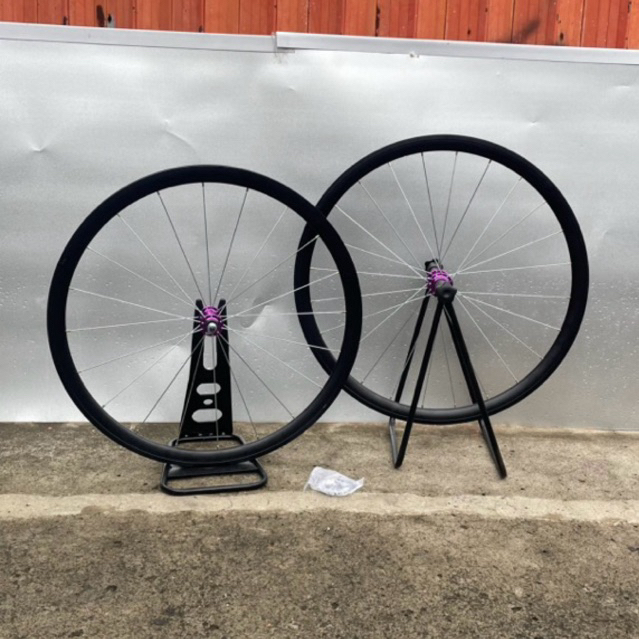 Wheelset Sepeda Fixie Doltrap 3,5cm 20/24H 700c Black Alloy Ringan – Sepasang Depan Belakang