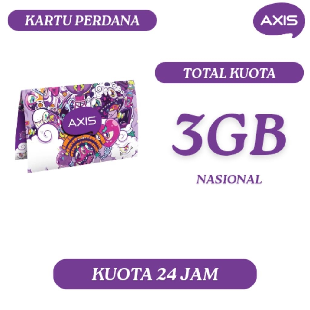 Perdana Axis 3GB 30 Hari