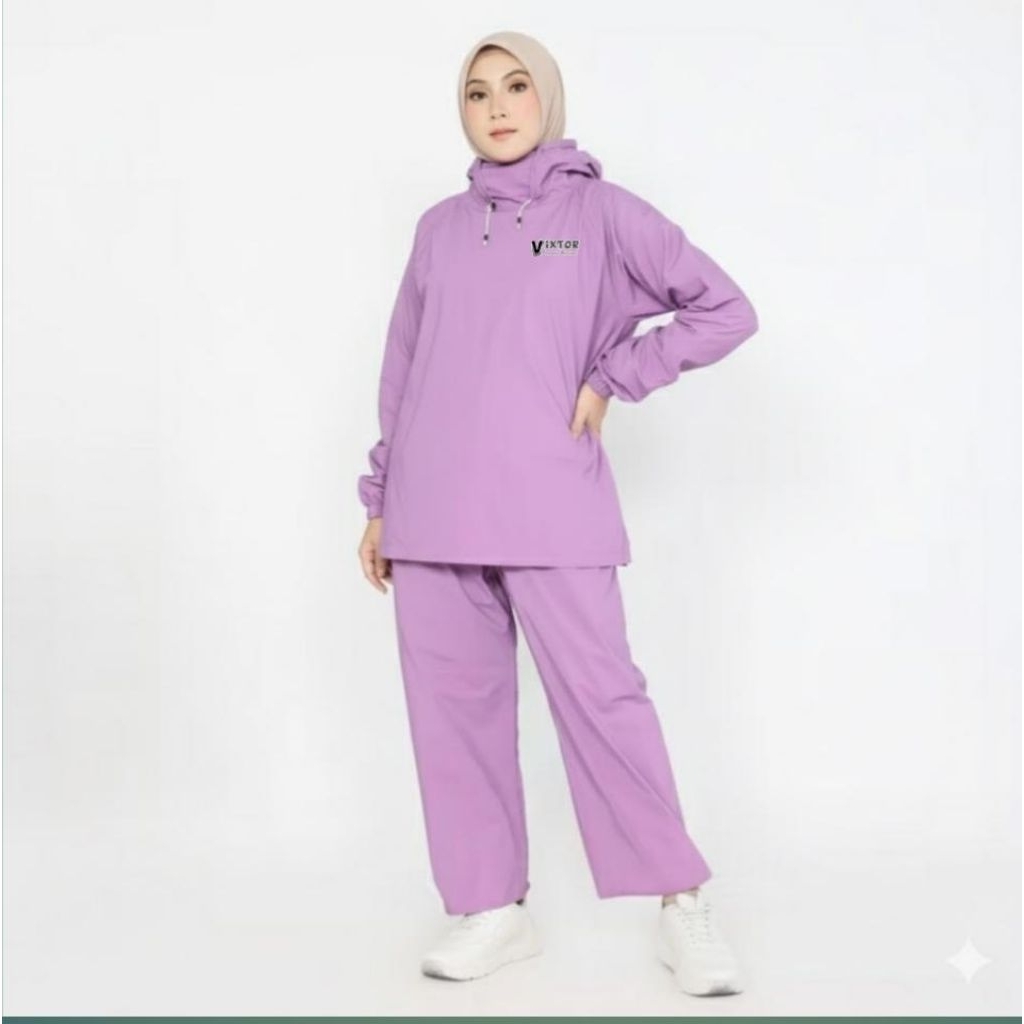 VIXTOR jas hujan HOODIE/Jas hujan Pria Wanita/Jas Hujan Berkualitas/