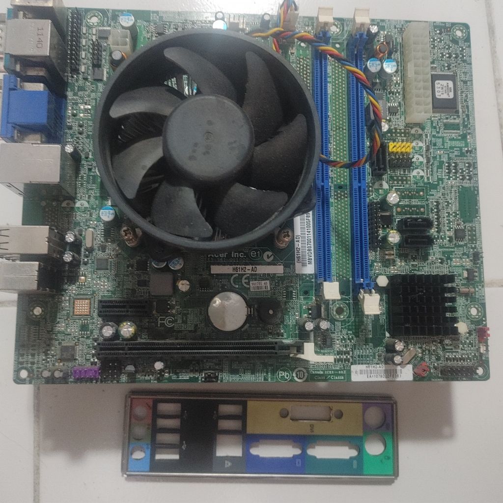 Paket mobo H61 acer + i3 2100 + hsf