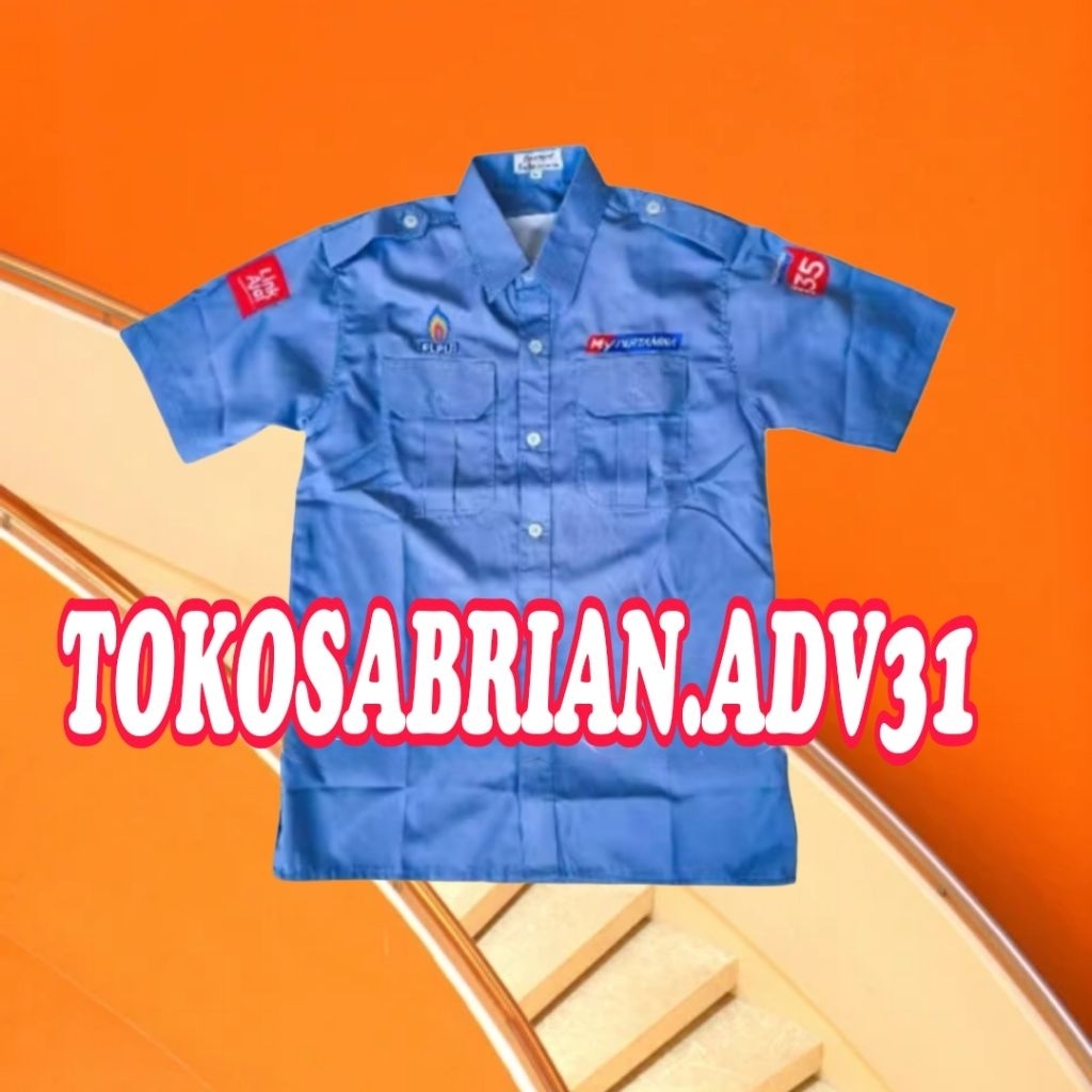 Kemeja My Pertamina Elpiji Baju My Pertamina Seragam Pertamina