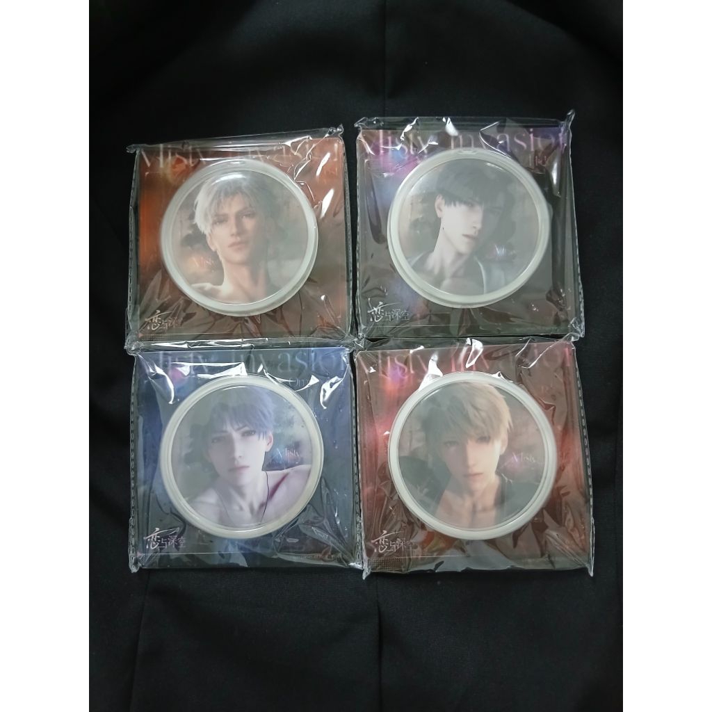 zayne xavier sylus rafayel love and deepspace official badge misty invasion