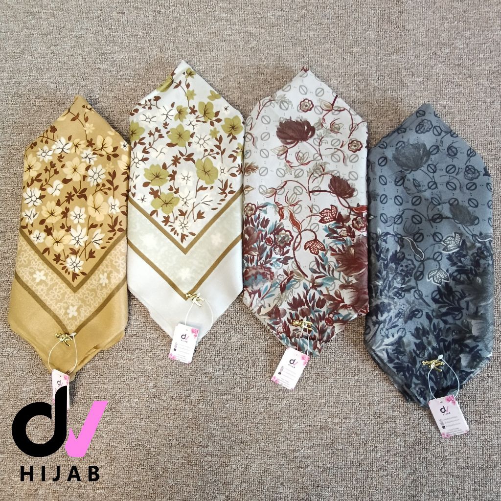 3Pcs Hijab Azara Nur Sinar Glitter/Jilbab Segiempat Motif/Segiempat Motif Elegan/Azara Glitter Premi