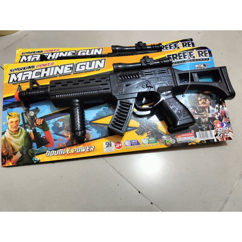 pistol bunyi mainan anak / mainan anak pistol pistolan machine gun +-40cm