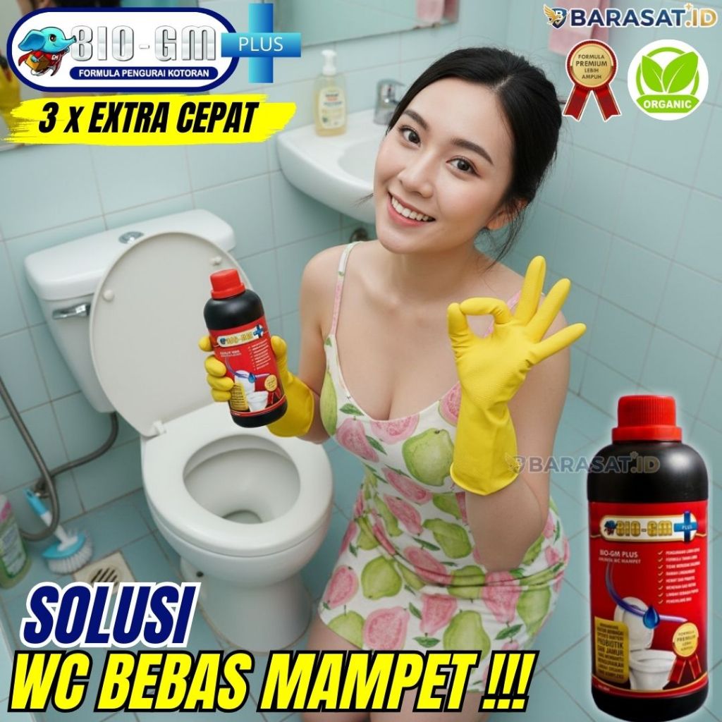 Jangan Panggil Sedot WC Sebelum Pakai Bio GM Plus Original Anti Sumbat Sepiteng Reaksi 3x Lebih Cepa