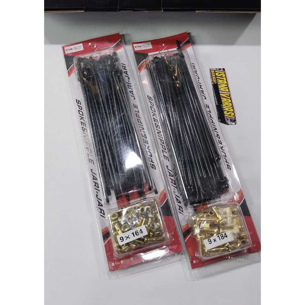 Jari Jari Rx King Warna Hitam Khusus Ring Velg 18/Lingkaran Roda 18 Ukuran  164/184