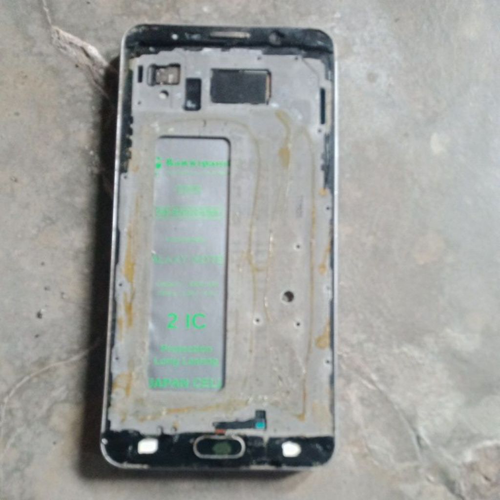 unit samsung not 5 minus lcd, mesin normal