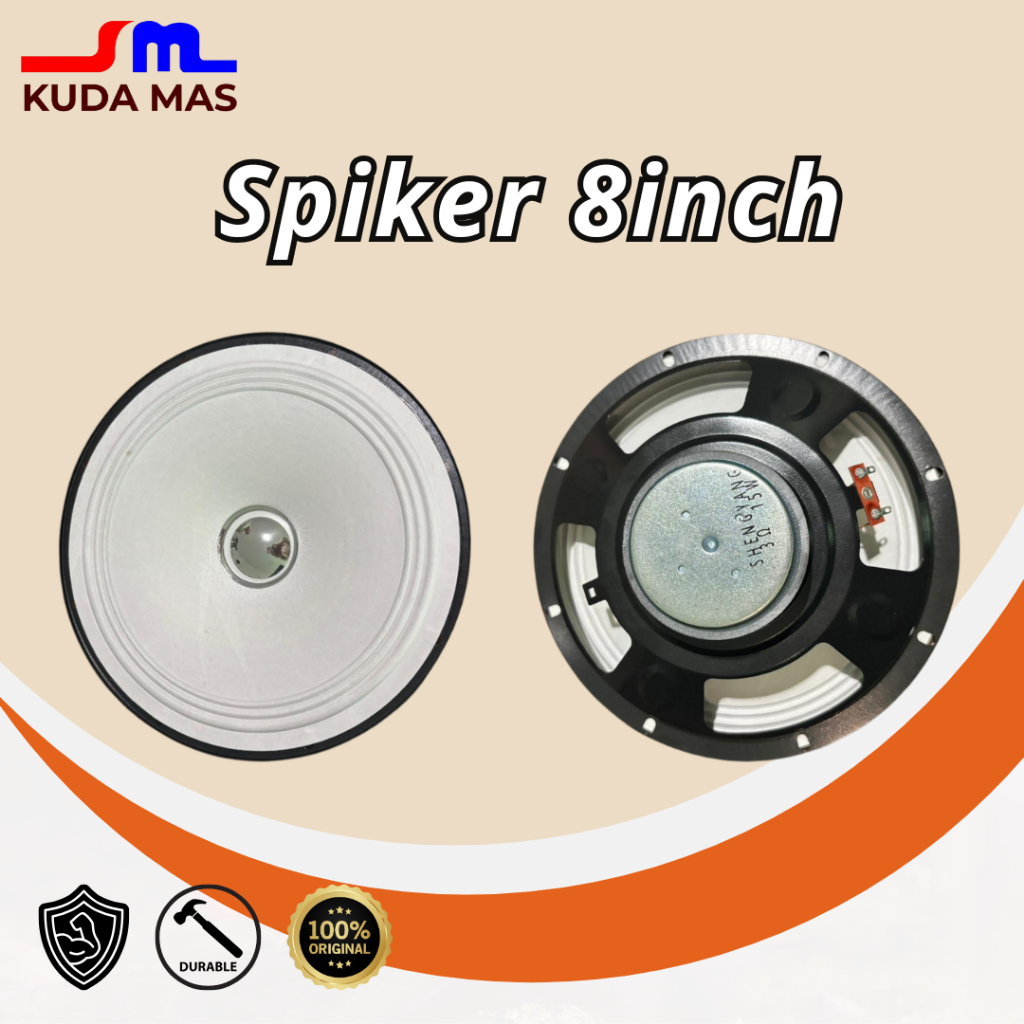 SPEAKER 8 INCH 6,5 INCH SUB WOFFER 2,7 OHM 3,2OHM SPEAKER FULL MUSIC BASS ORIGINAL