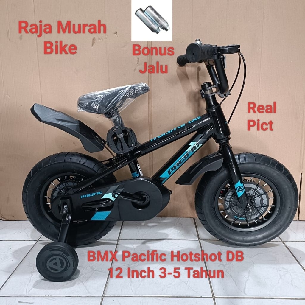 Sepeda anak bmx pacific hotshot db 12 inch ban jumbo rem cakram