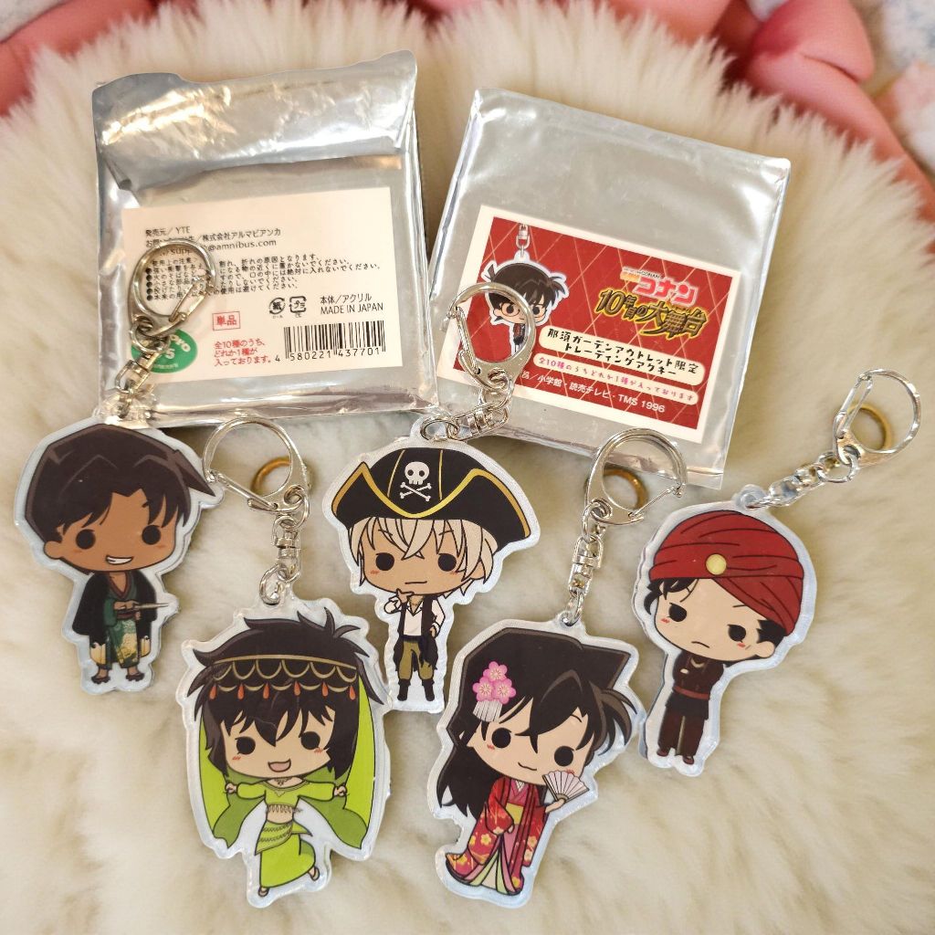 [ LR_10 ] Gantungan Kunci Akrilik Detektif Conan Original