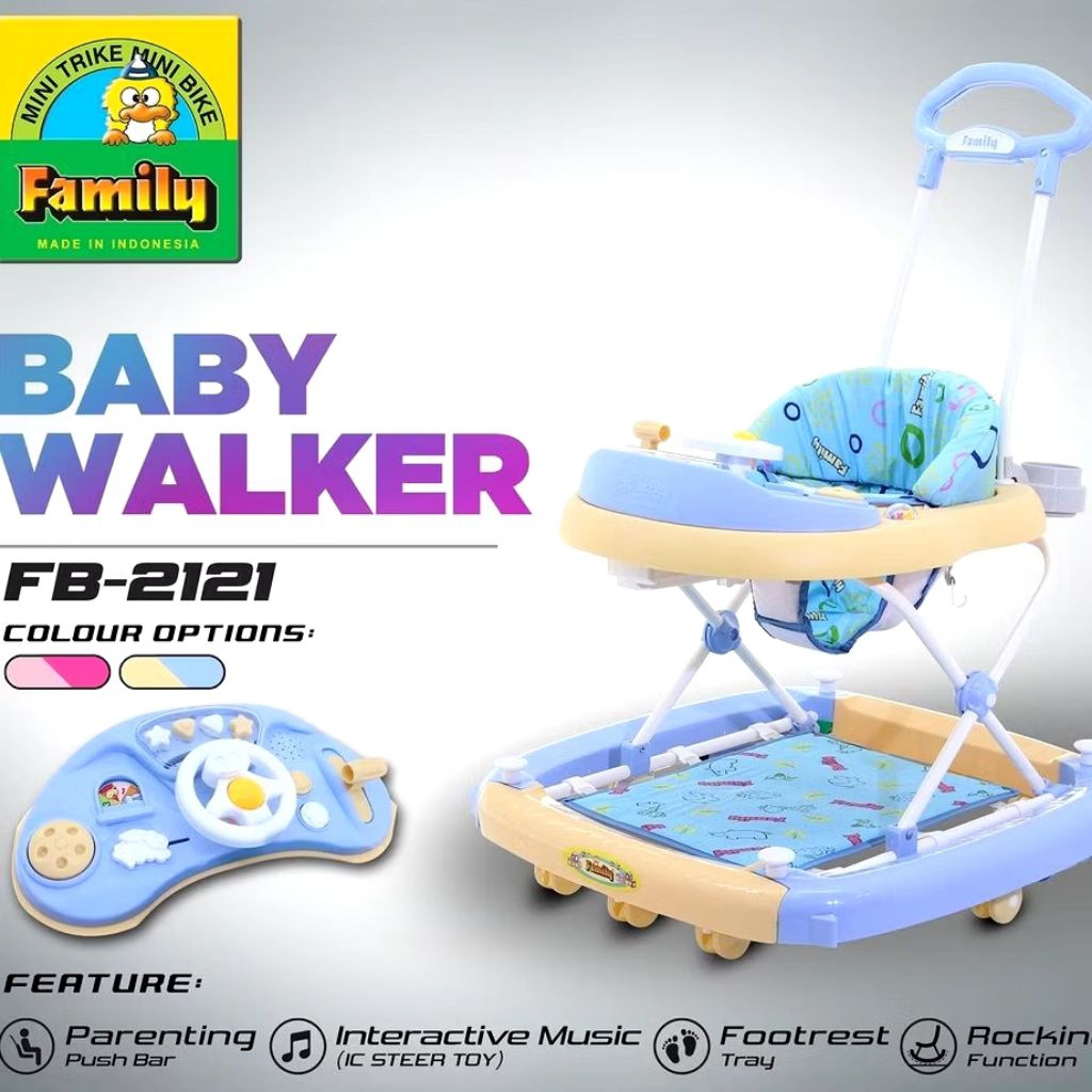Baby Walker Family 2121 | Kereta Belajar Jalan