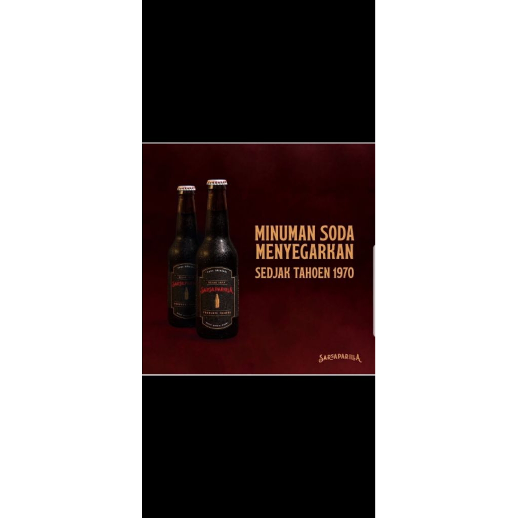 Minuman Soda Rasa Sarsaparilla 10 Botol