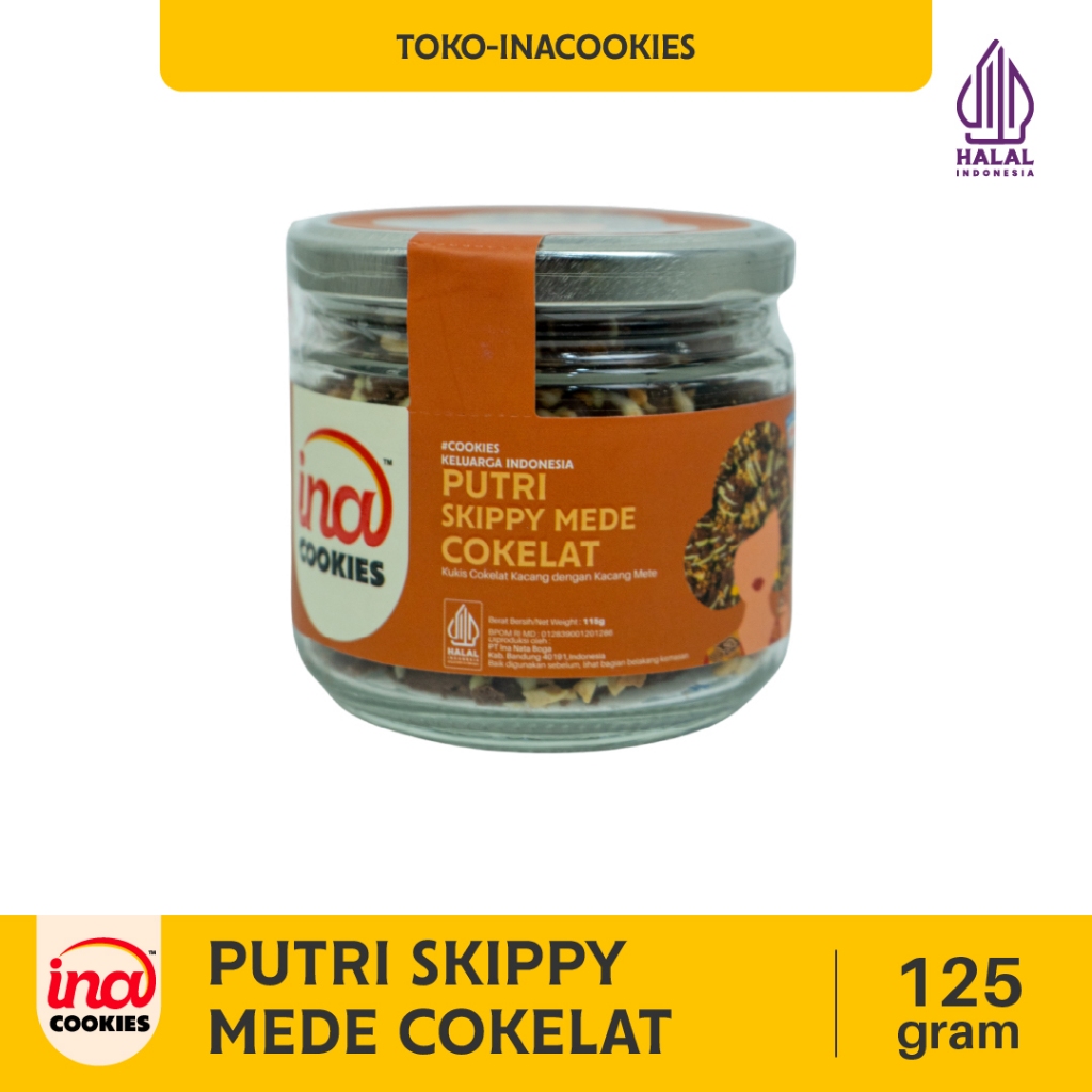 [SEMUA VARIAN JAR] Kue Kering Lebaran Ina Cookies Toples Jar Kaca