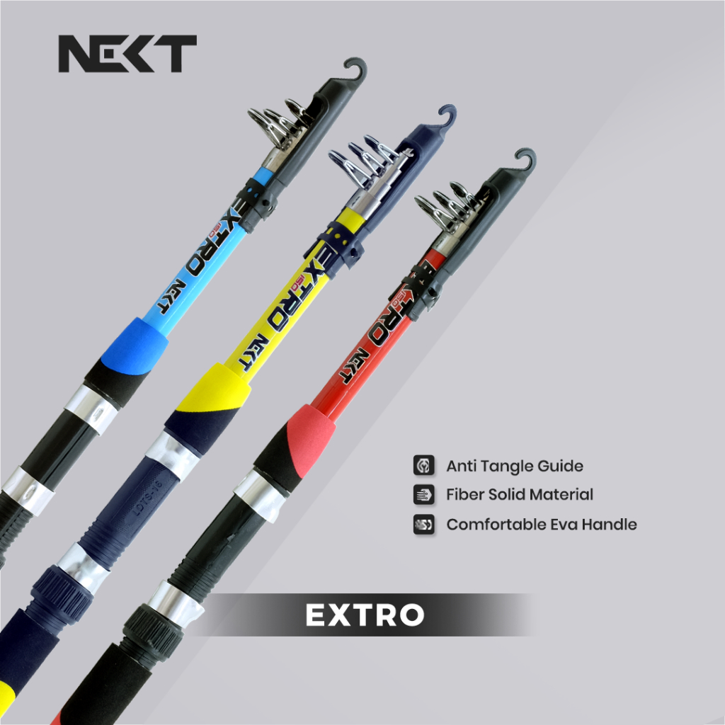 Joran Antena NEXT EXTRO Jigging | Fiber Rod | Multi Section