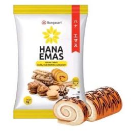 Tepung Hana Emas Bungasari 1Kg/ Tepung Terigu/ Tepung terigu protein rendah/ tepung Hana Mas