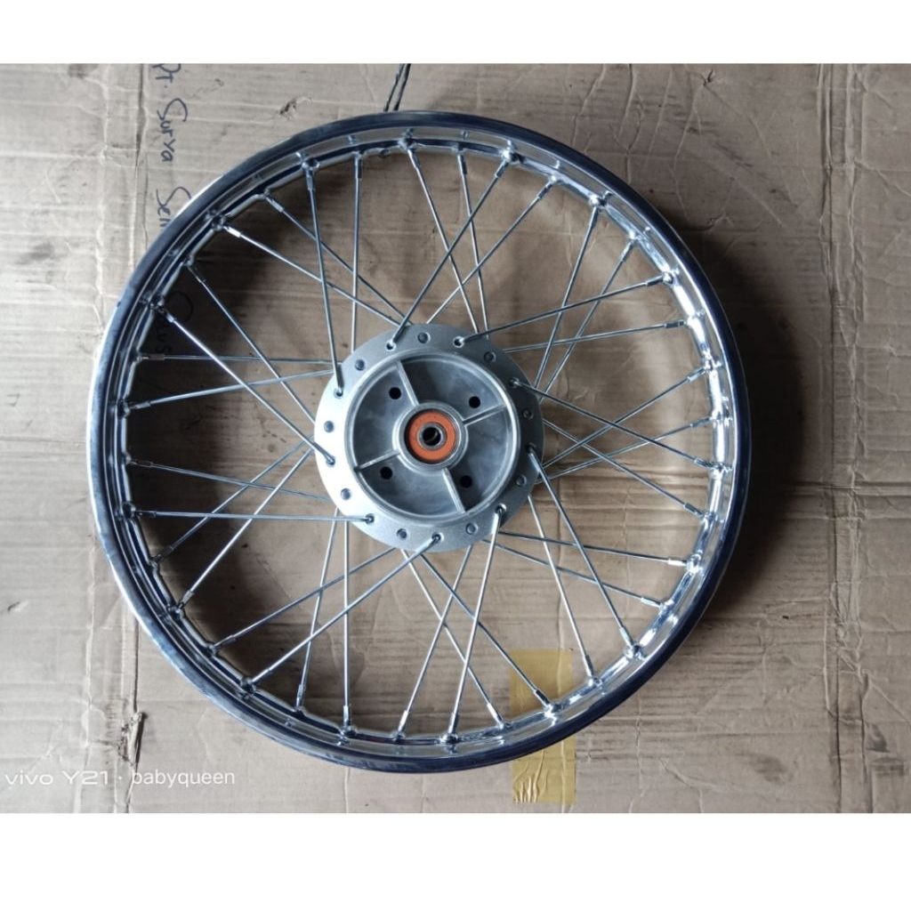 Velg Velk belakang motor Honda Astrea Grand pnp Honda Supra x old