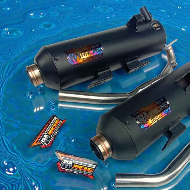 Knalpot Std Original RA-RACING Model SHIJIRO Vario 125 150 Beat Scoopy Mio N-max Lexi Fino X-Ride Xe