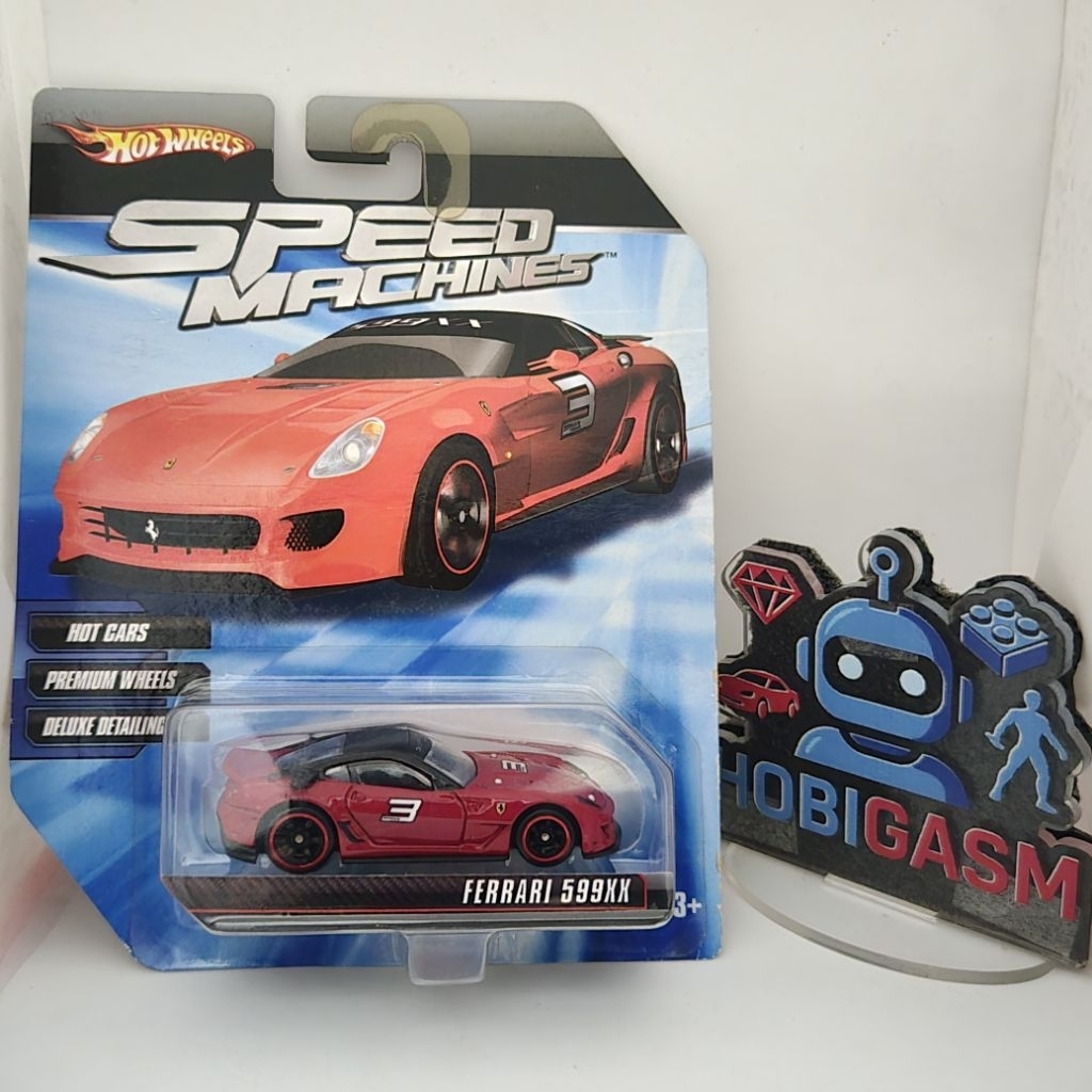 [Barang Langka] Hotwheels Speed Machines Ferrari 599xx | Red Merah Color | Very Hard to Find | Delux