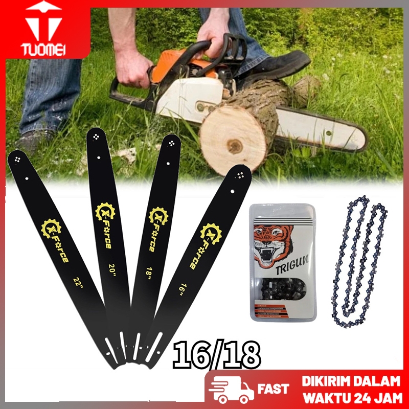 16/18in Bar Chainsaw Maestro/Bar Laser /Bar Chainsaw Guide /Bar Gergaji Mesin Guide