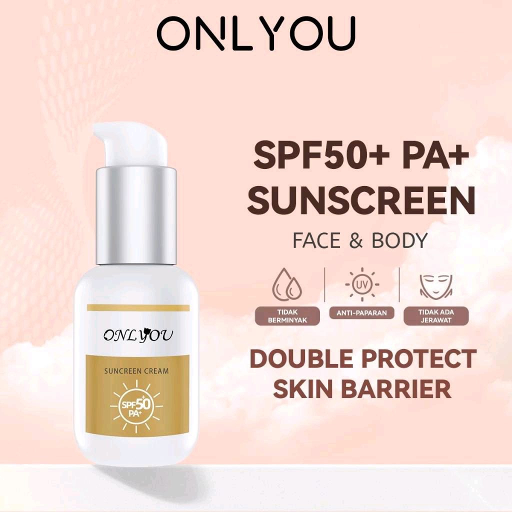 Onlyou Sunscreen Cream SPF50+ PA+ Whitening Sunblock
