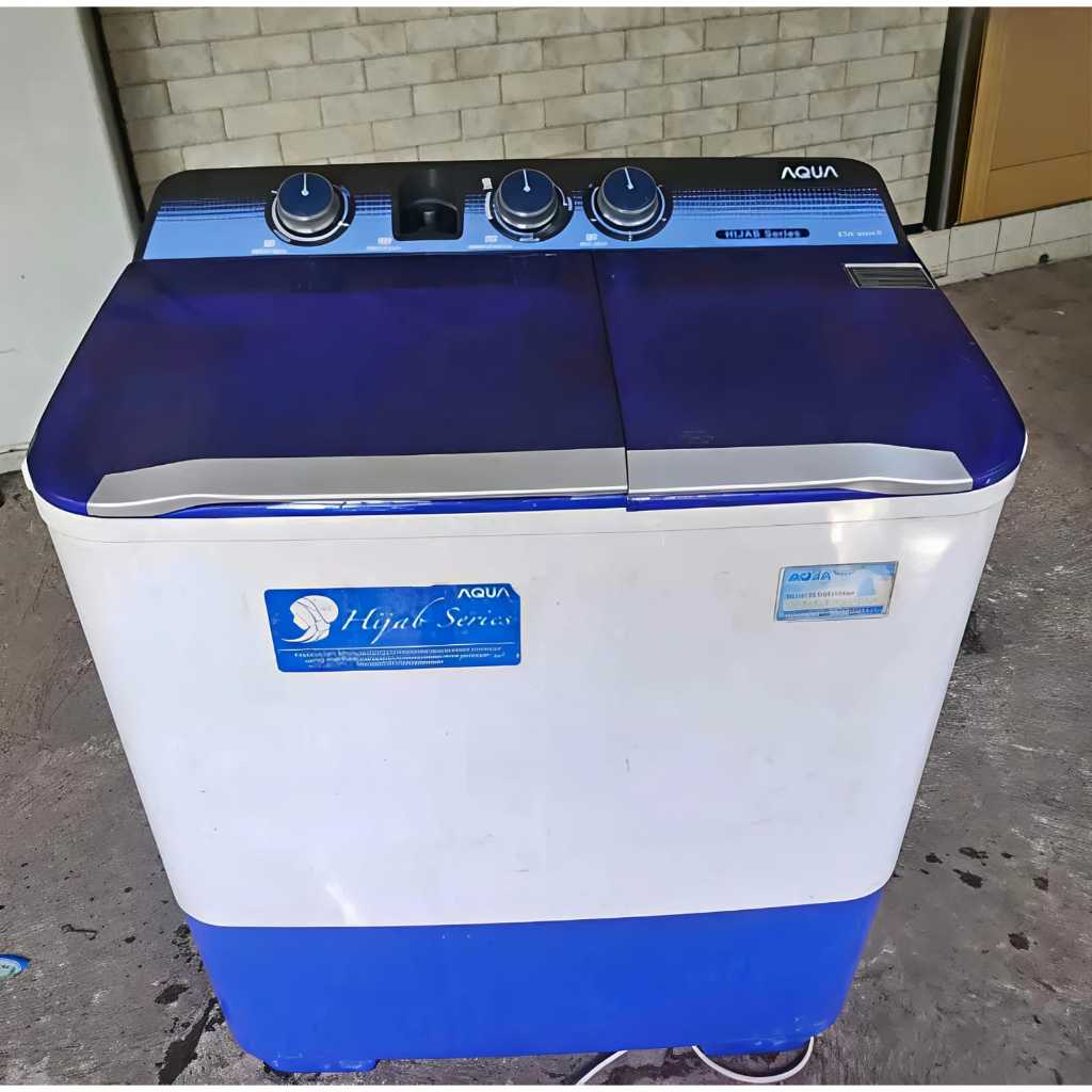 MESIN CUCI AQUA 2 TABUNG SECOND