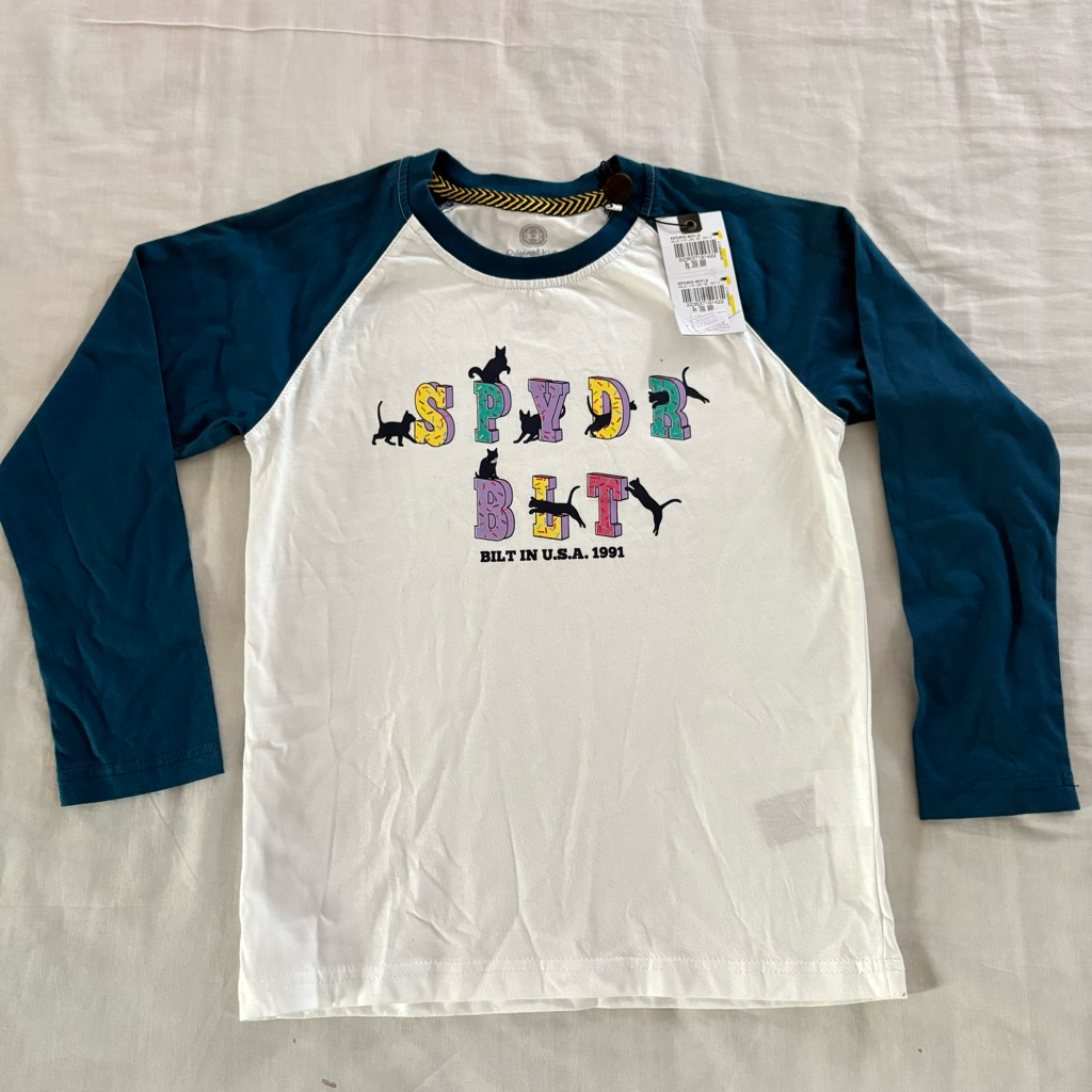 spyderbilt kids blue size lengkap