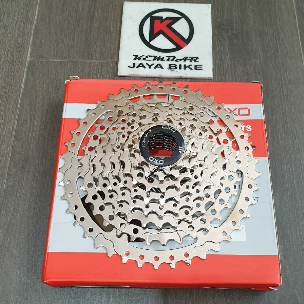 Sprocket OXO 8 Speed Cassete / Slop 11-42T Chrom