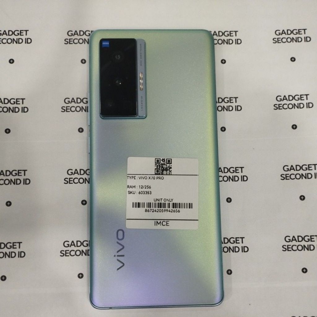 HANDPHONE SECOND VIVO X70 PRO RAM 12/256 ORIGINAL