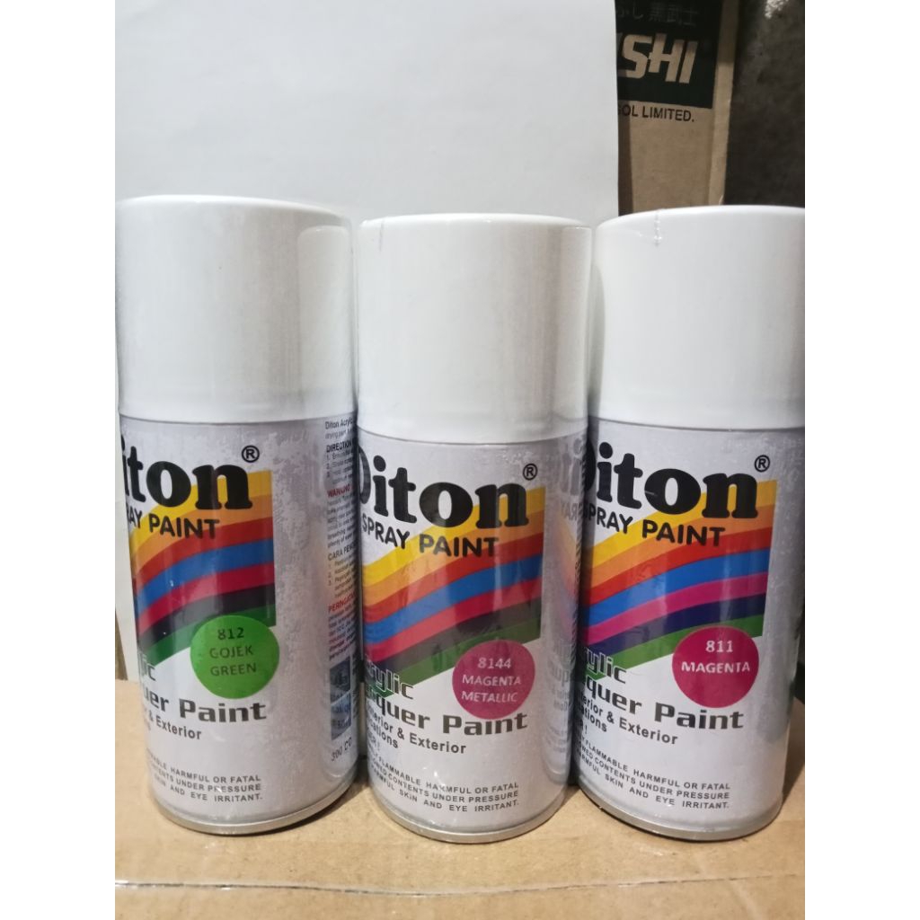 Diton Solid Colors 300cc. Grass Green/Fresh Green/Satin Green/Hino Green/Deep Green/Phoenix Green/To