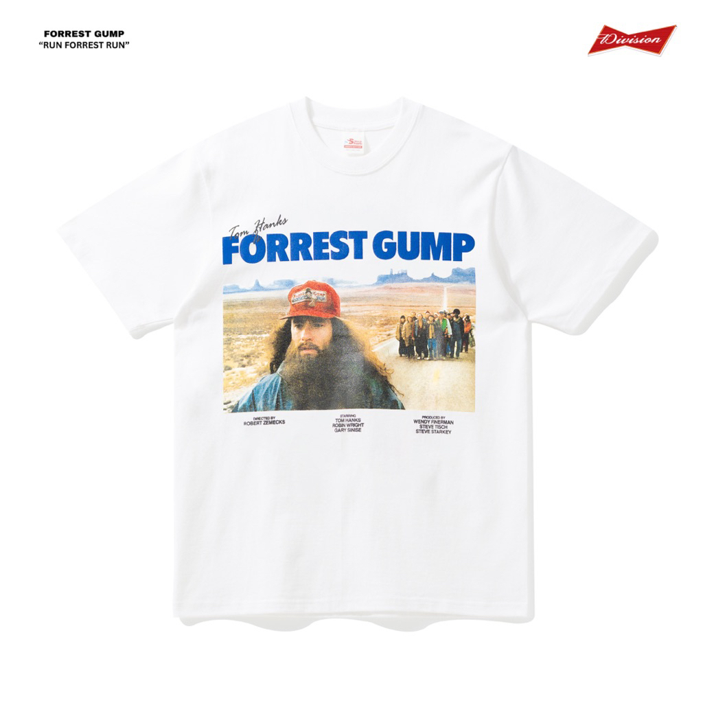 Forrest Gump - Run Forrest Run Tshirt - White | Baju Film