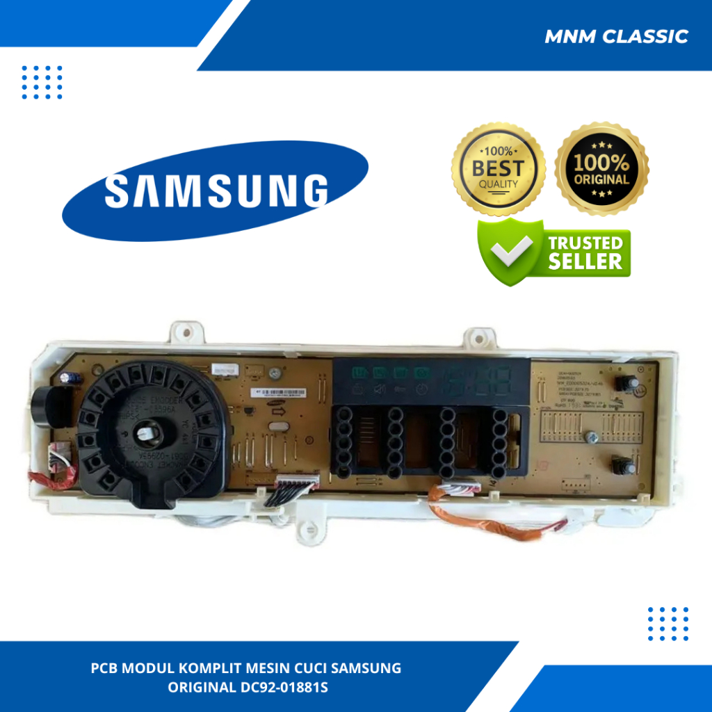 PCB MODUL KOMPLIT MESIN CUCI SAMSUNG WW95K5410UW ORIGINAL DC92-01881S