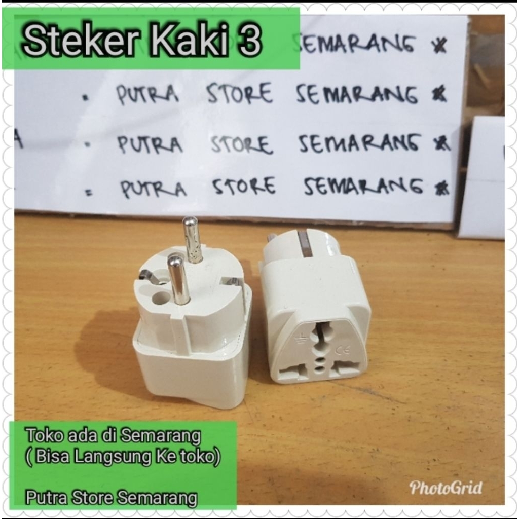 Steker Listrik Kaki 3 ke kaki 2 converter steker listrik kaki 3 ke kaki 2