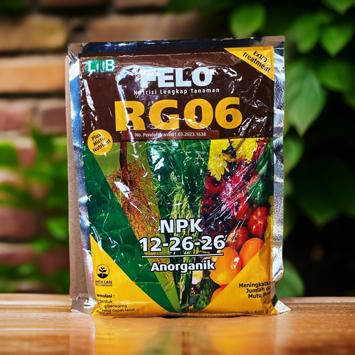 RG 06 @ 500 gram ( NPK 12-26-26) Pupuk daun lengkap